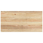 Davanzali 2 pz Non Trattati 80x40x2 cm Legno Massello di Rovere