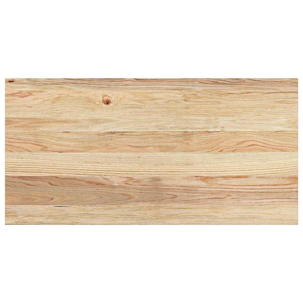 Davanzali 2 pz Non Trattati 80x40x2 cm Legno Massello di Rovere