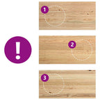 Davanzali 2 pz Non Trattati 80x40x2 cm Legno Massello di Rovere