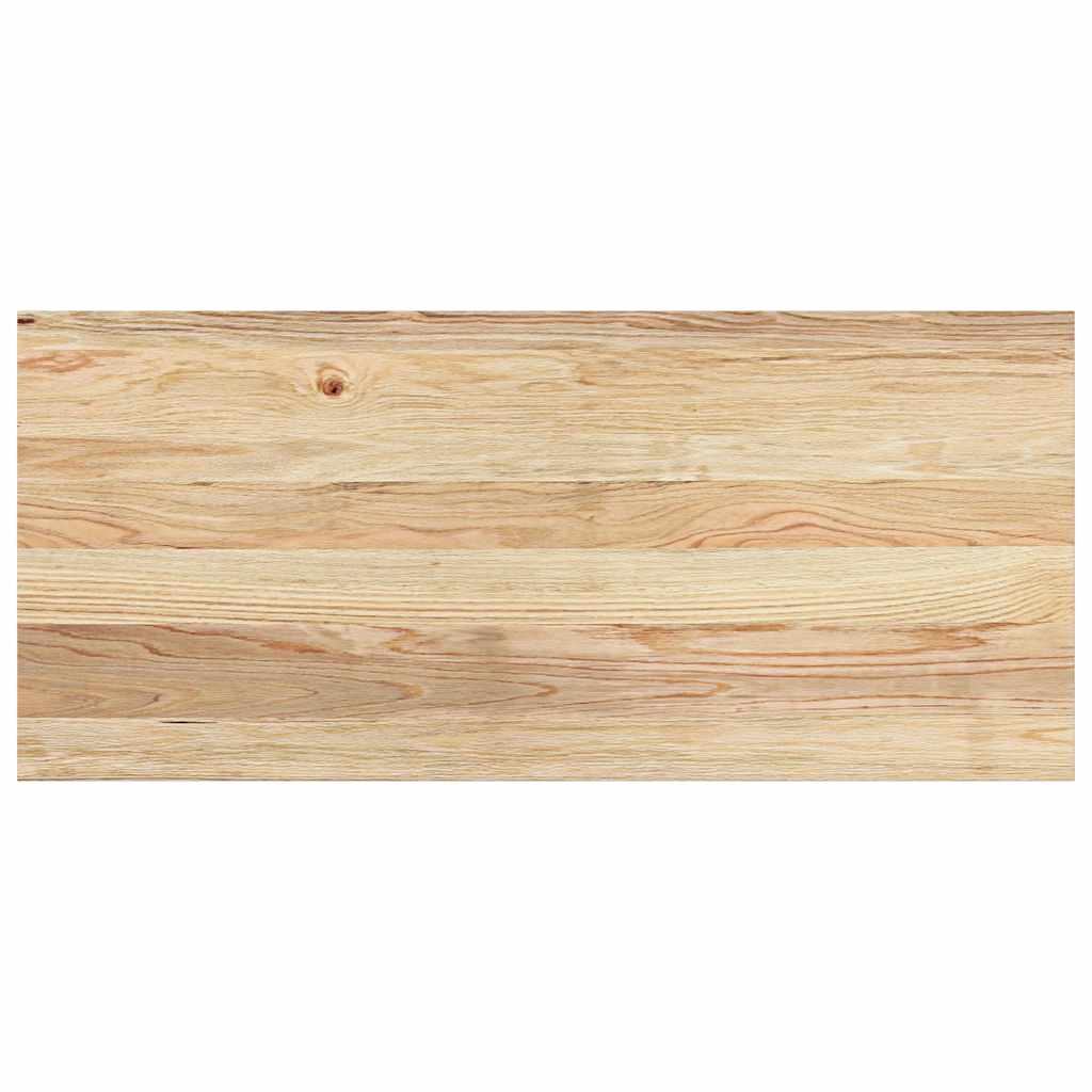 Davanzali 2 pz Legno Massello di Rovere Non Trattati 90x40x2 cm