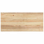 Davanzali 2 pz Legno Massello di Rovere Non Trattati 90x40x2 cm