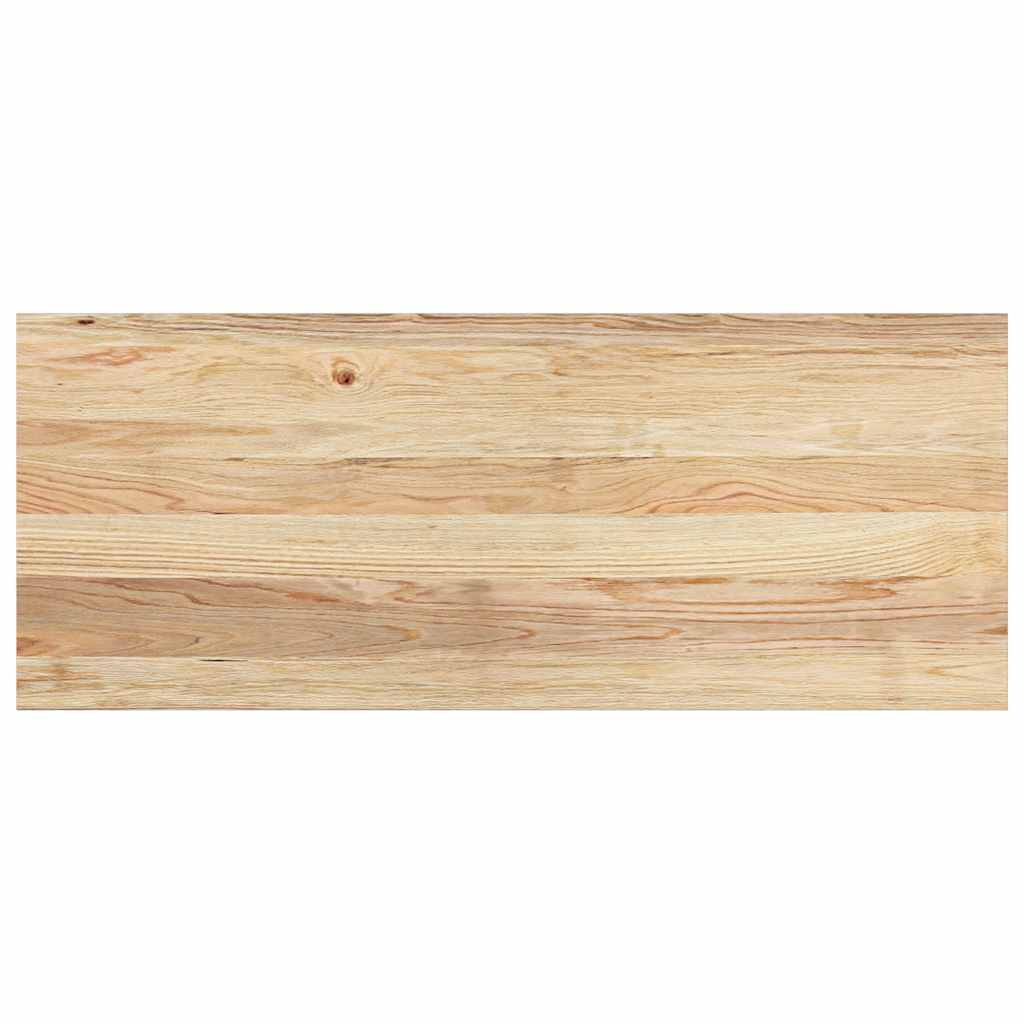 Davanzali 2 pz Legno Massello di Rovere Non Trattati 100x40x2cm