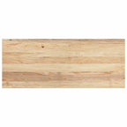 Davanzali 2 pz Legno Massello di Rovere Non Trattati 100x40x2cm