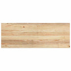 Davanzali 2 pz Non Trattati 110x40x2cm Legno Massello di Rovere
