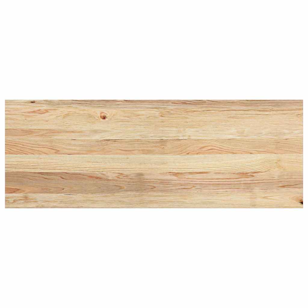 Davanzali 2 pz Non Trattati 110x40x2cm Legno Massello di Rovere