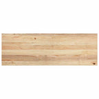 Davanzali 2 pz Legno Massello di Rovere Non Trattati 120x40x2cm