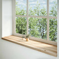 Davanzali 2 pz Non Trattati 160x40x2 cm Legno Massello di Rovere