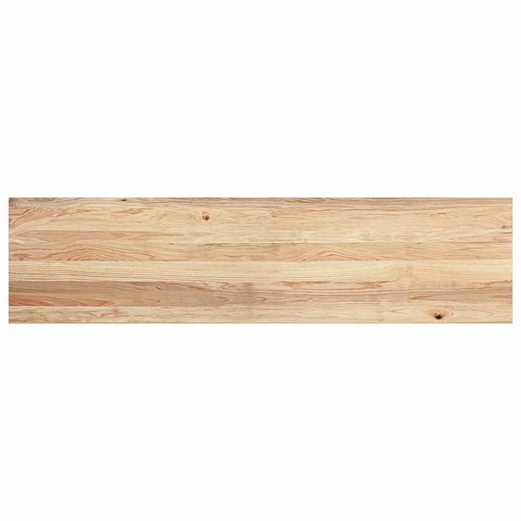 Davanzali 2 pz Non Trattati 160x40x2 cm Legno Massello di Rovere