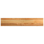 Davanzale in Legno Massello Rovere 80x15x2 cm Marrone Chiaro - Confezione 2 pz