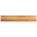 Davanzale in Legno Massello Rovere 90x15x2 cm Marrone Chiaro - Set 2 pz