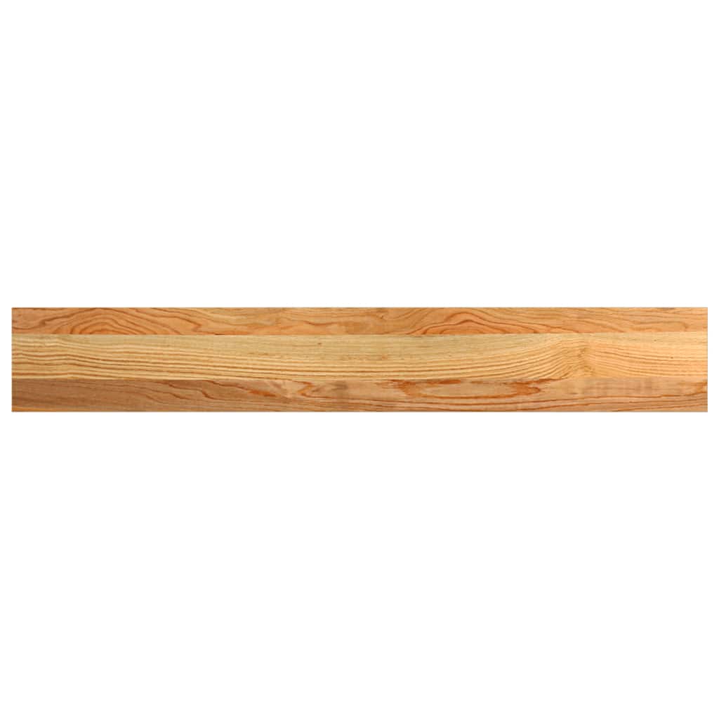 Davanzale in Legno Massello Rovere Marrone Chiaro 100x15x2 cm - Confezione 2 pz