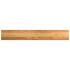 Davanzale in Legno Massello Rovere Marrone Chiaro 100x15x2 cm - Confezione 2 pz