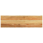 Davanzale in Legno Massello Rovere Marrone Chiaro 70x20x2 cm - Set 2 pz