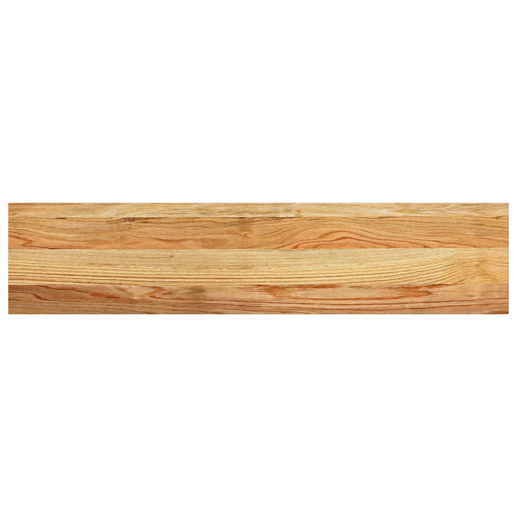 Davanzale Rovere Massello 90x20x2 cm Marrone Chiaro - Set 2 Pezzi