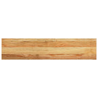 Davanzale Rovere Massello 90x20x2 cm Marrone Chiaro - Set 2 Pezzi