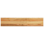 Davanzale Legno Massello Rovere 100x20x2 cm Marrone Chiaro - Set 2 Pezzi