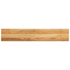 Davanzale in Legno Massello Rovere Marrone Chiaro 110x20x2cm - Confezione 2 Pezzi