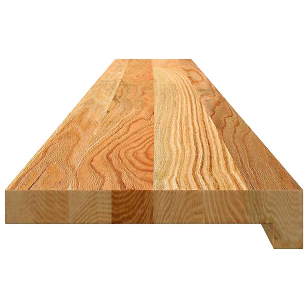 Davanzale Legno Massello Rovere Marrone Chiaro 140x20x2cm - Confezione 2 pz
