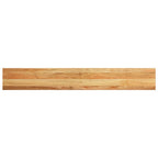 Davanzale Legno Massello Rovere Marrone Chiaro 140x20x2cm - Confezione 2 pz