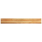 Davanzale Rovere Massello 160x20x2cm Marrone Chiaro - Set 2 Pezzi