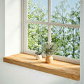 Davanzali 2 pz Marrone Chiaro 90x25x2 cm Legno Massello Rovere