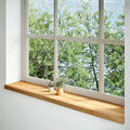 Davanzali 2 pz Rovere Marrone Chiaro 140x25x2cm Legno Massello