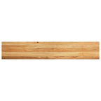 Davanzali 2 pz Rovere Marrone Chiaro 140x25x2cm Legno Massello