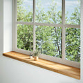 Davanzali in Legno Massello Rovere 160x25x2cm Marrone Chiaro - Set 2 pz