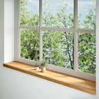 Davanzali in Legno Massello Rovere 160x25x2cm Marrone Chiaro - Set 2 pz