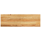 Davanzale in Legno Massello Rovere 80x30x2 cm Marrone Chiaro - 2 pezzi