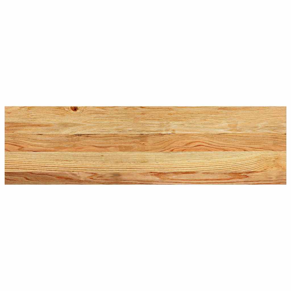 Davanzale Rovere Massello 90x30x2 cm Marrone Chiaro - Set 2 Pezzi