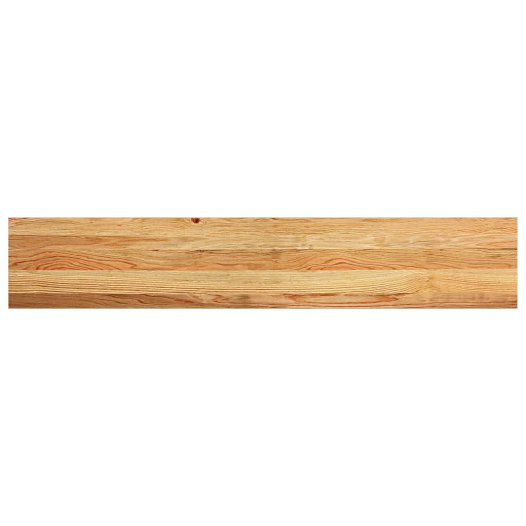 Davanzale in legno massello rovere 140x30x2 cm marrone chiaro - Set 2 pezzi