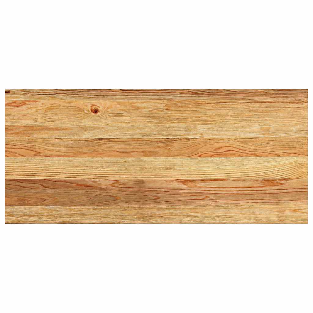 Davanzale in Legno Massello di Rovere 90x40x2 cm Marrone Chiaro - 2 Pezzi