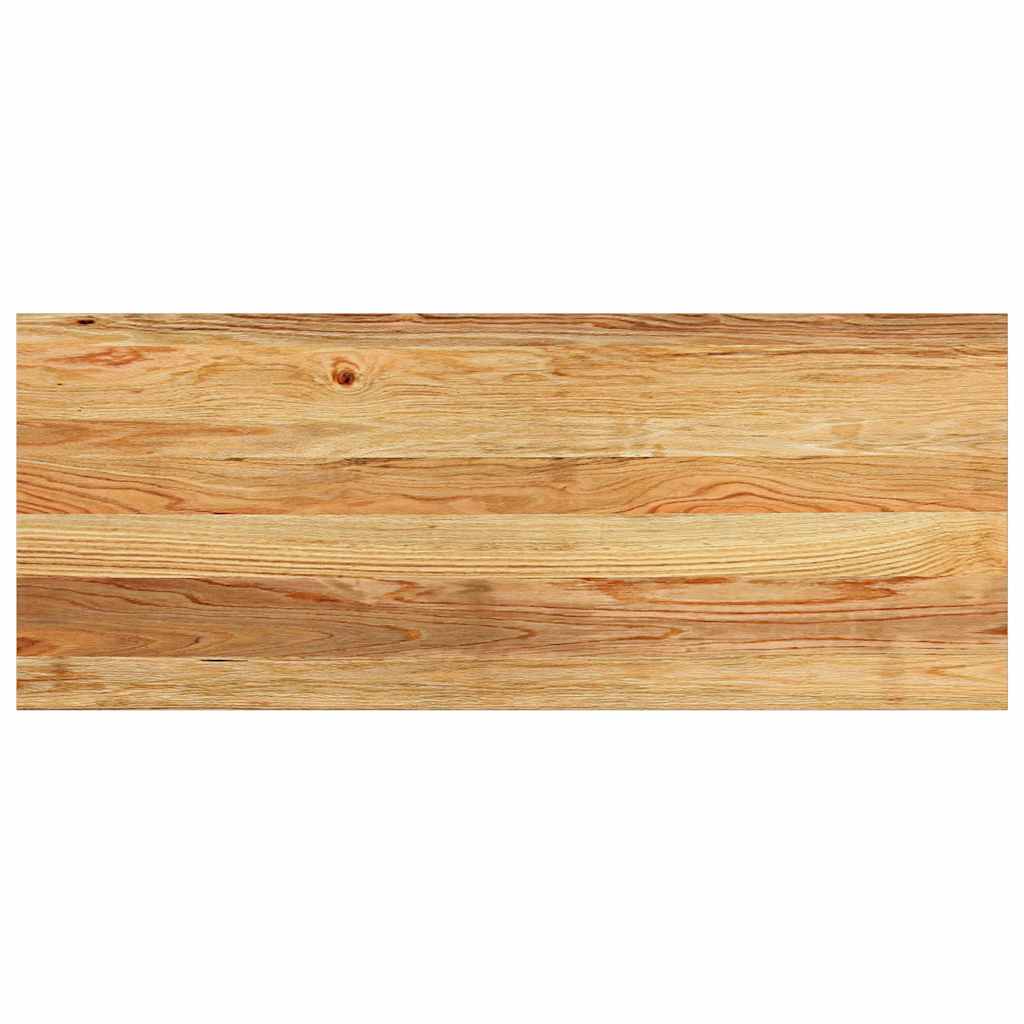 Davanzale Legno Rovere Massello 100x40x2 cm Marrone Chiaro - 2 Pezzi