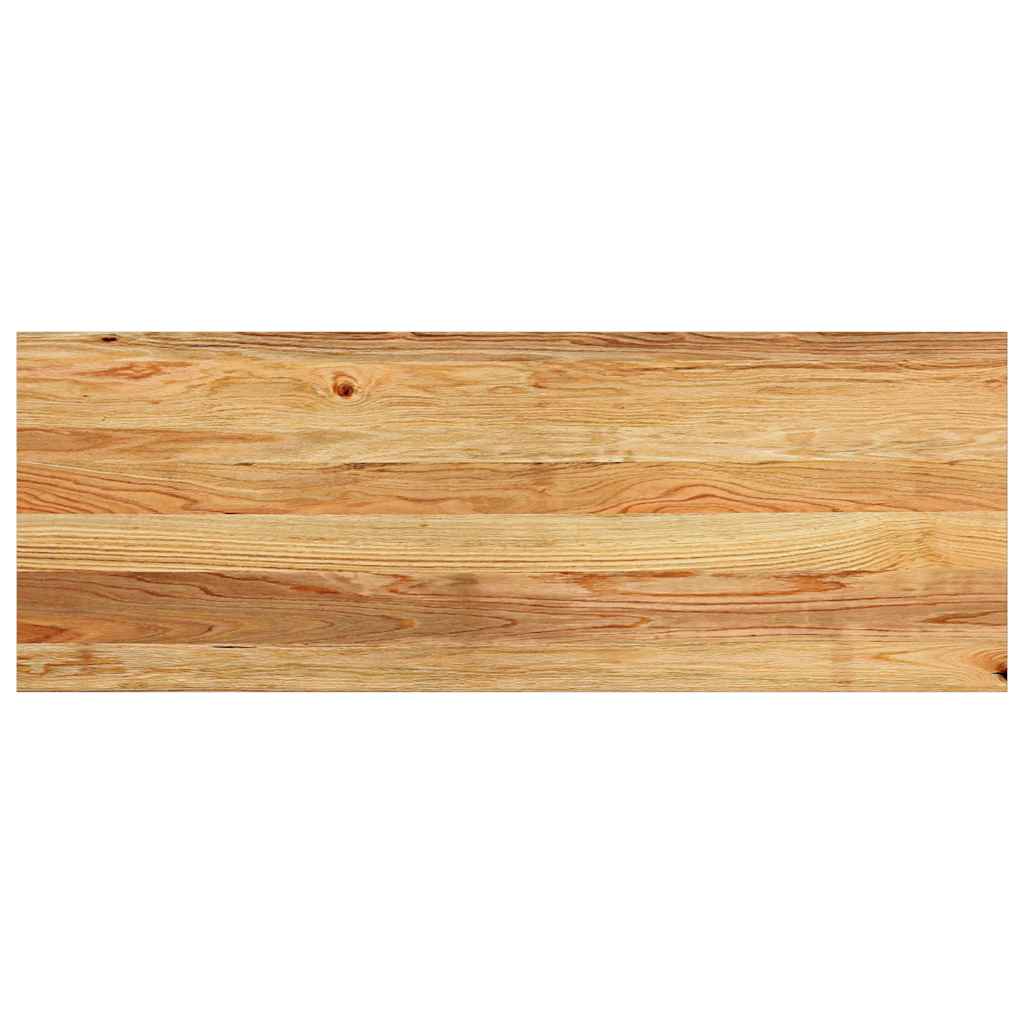 Davanzale in Legno Massello Rovere 110x40x2 cm Marrone Chiaro - Confezione 2 pz