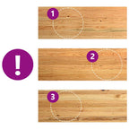 Davanzale in Legno Massello Rovere 110x40x2 cm Marrone Chiaro - Confezione 2 pz