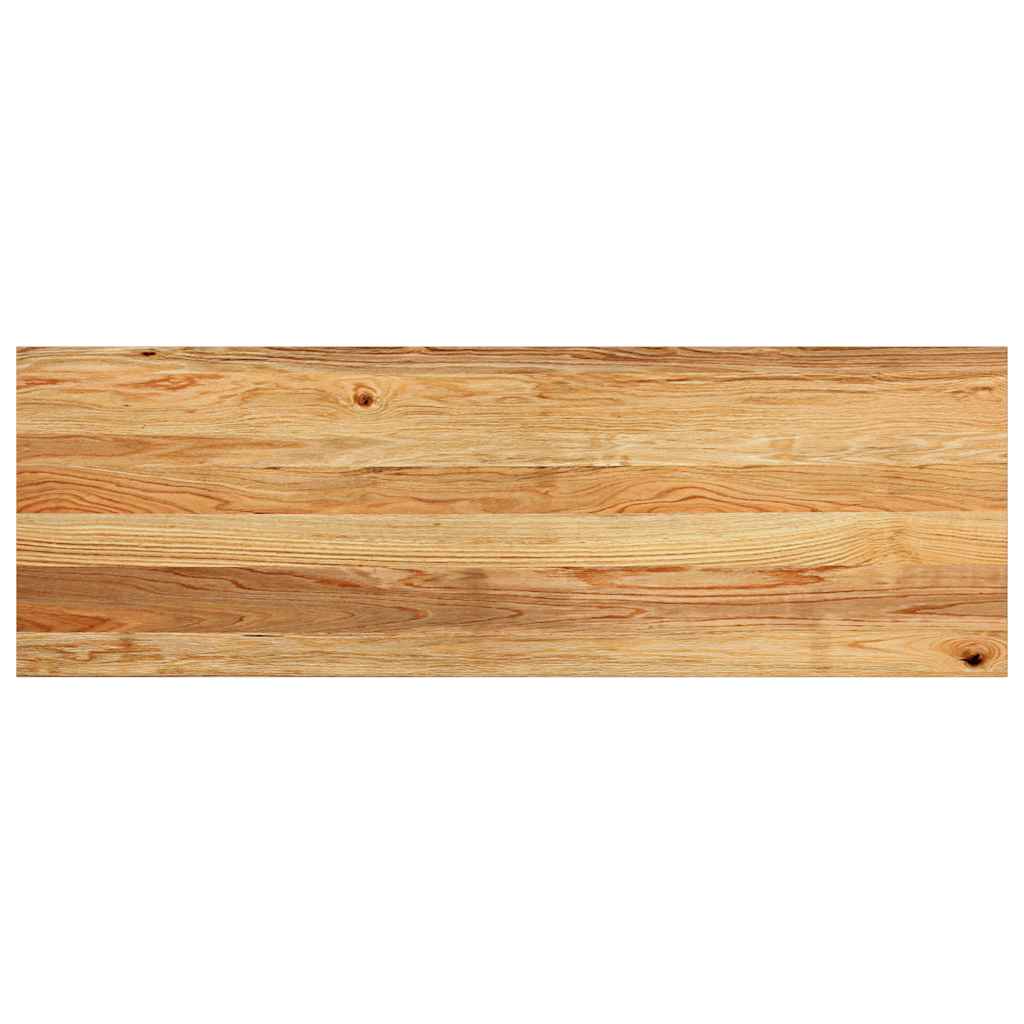 Davanzali in Legno Massello Rovere 120x40x2 cm Marrone Chiaro (2 pz)