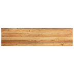 Davanzale Rovere Massello 160x40x2 cm Marrone Chiaro - Set 2 Pezzi