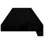 Davanzale in Legno Massello Rovere 90x15x2 cm Marrone-nero - Confezione 2 pz