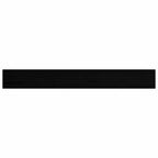 Davanzali 2 pz Marrone-nero 120x15x2 cm Legno Massello Rovere