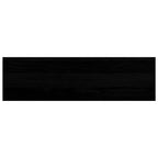 Davanzali 2 pz Marrone-nero 70x20x2 cm Legno Massello Rovere