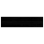 Davanzali 2 pz Marrone-nero 80x20x2 cm Legno Massello Rovere