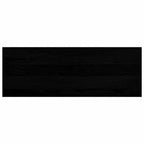 Davanzale in Legno Massello Rovere 70x25x2 cm Marrone-nero - Confezione 2 pz