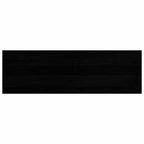 Davanzali in Legno Massello Rovere 80x30x2 cm Marrone-nero - Set 2 pz