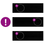Davanzali in Legno Massello Rovere 80x30x2 cm Marrone-nero - Set 2 pz