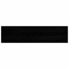 Davanzale in Legno Massello Rovere 100x30x2 cm Marrone-nero - Set 2 pz