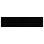 Davanzale in Legno Massello Rovere 110x30x2 cm Marrone-nero - Confezione 2 pz