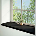 Davanzali 2 pz Marrone-nero 120x40x2 cm Legno Massello Rovere