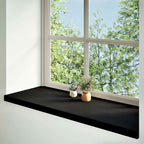 Davanzali 2 pz Marrone-nero 120x40x2 cm Legno Massello Rovere