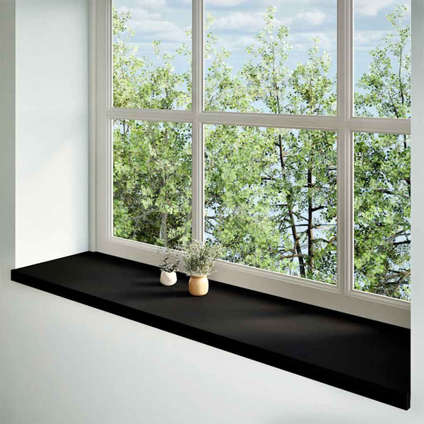 Davanzali 2 pz Marrone Scuro 160x40x2 cm Legno Massello Rovere